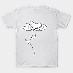 A simple flower T-Shirt